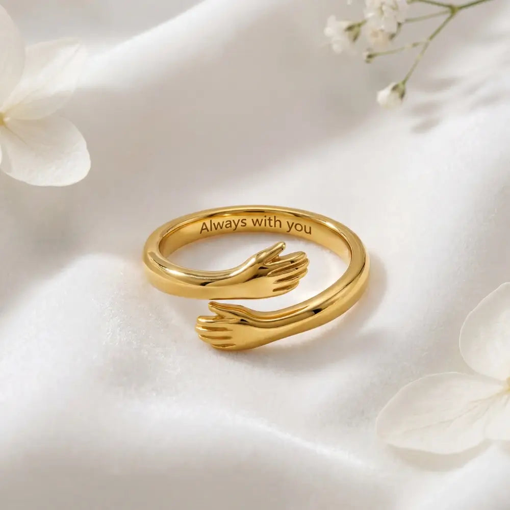 My Precious Granddaughter - Gold Hug Ring
