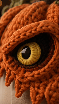 ๐ฅ LAST DAY 49% OFF โ ๐ Halloween Monster Hood DIY Crochet Kit | Premium Soft Yarn Materials with Step-by-Step Guide DIY Handmade Wearable Character Hood ๐งถ๐ญโจ