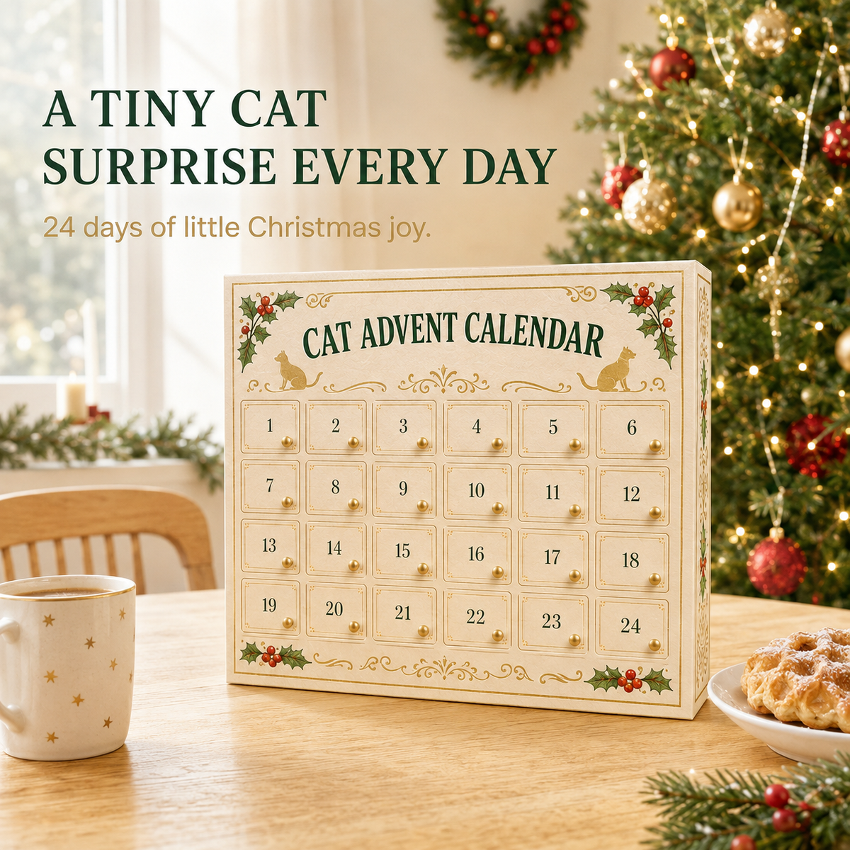 🔥Last Day 50% OFF🐱Cat Advent Calendar Blind Box