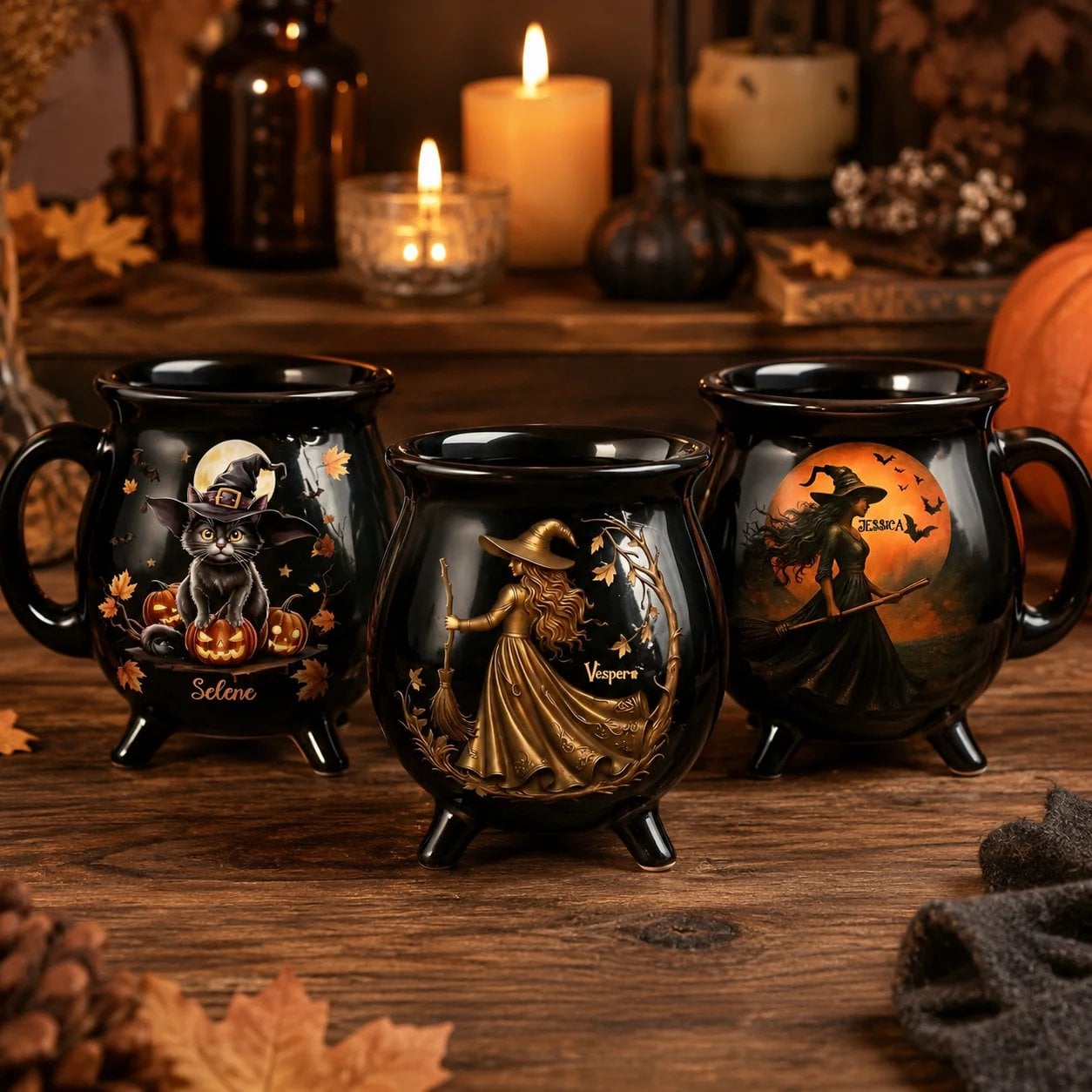 🔥Halloween Early Bird Sale🎃Custom Witch Cauldron Mug — The Ultimate Halloween Brew! 🔮💀☕️