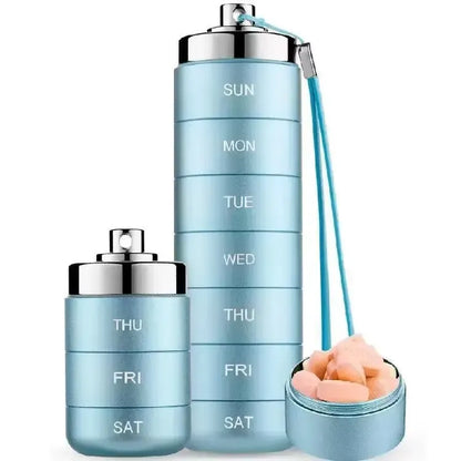 🔥Last Day 50% OFF💊Metal Travel 7-DAY Pill Organizer