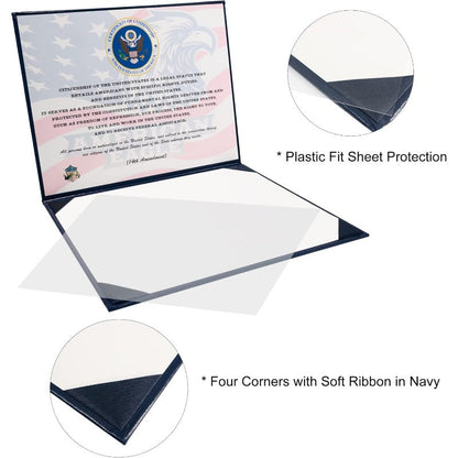 Gold Foil Naturalization Display