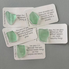 💙 Sea Glass Worry Stone