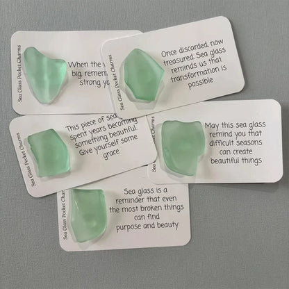 💙 Sea Glass Worry Stone