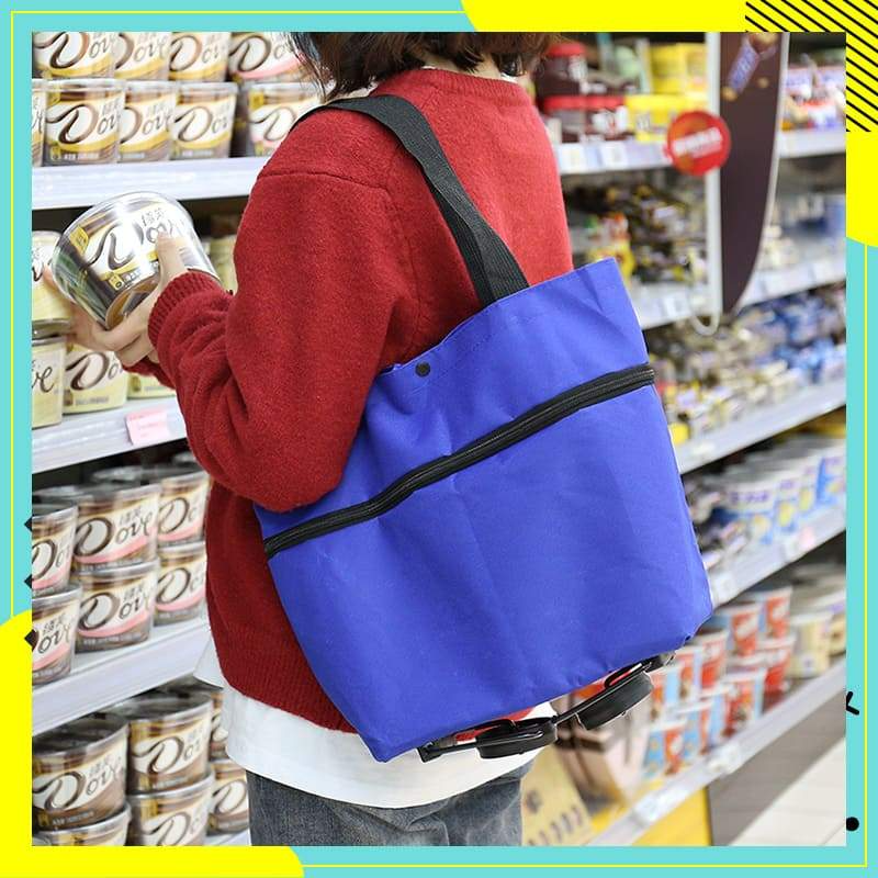 🔥LAST DAY 50% OFF🛒2-in-1 Foldable Shopping Cart