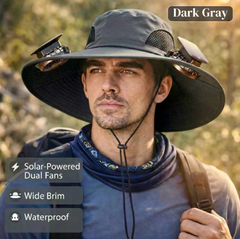 🔥2026 Summer Hot Sale 49% OFF⚡Solar Fan Sun Hat🎁