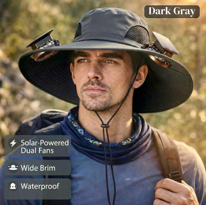 🔥2026 Summer Hot Sale 49% OFF⚡Solar Fan Sun Hat🎁