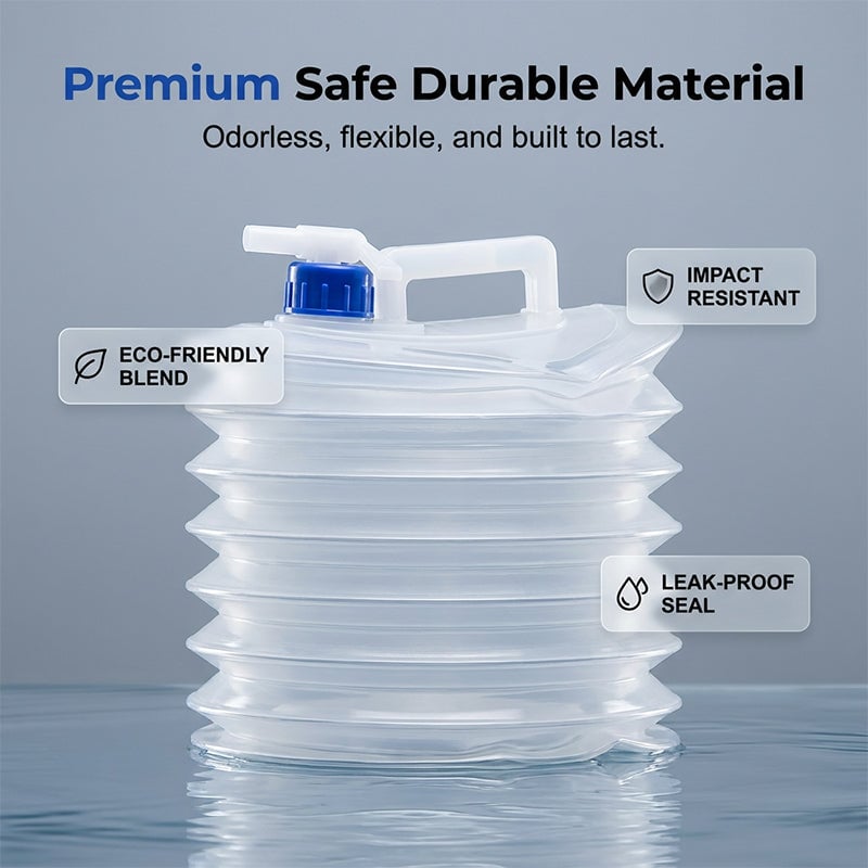 📢📢50% OFF !! ⏰Portable Collapsible Camping Water Container with Spigot