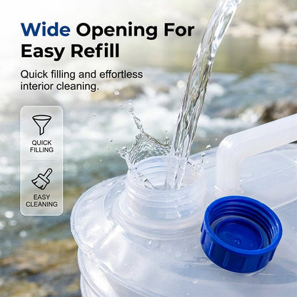 📢📢50% OFF !! ⏰Portable Collapsible Camping Water Container with Spigot