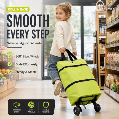 🔥LAST DAY 50% OFF🛒2-in-1 Foldable Shopping Cart