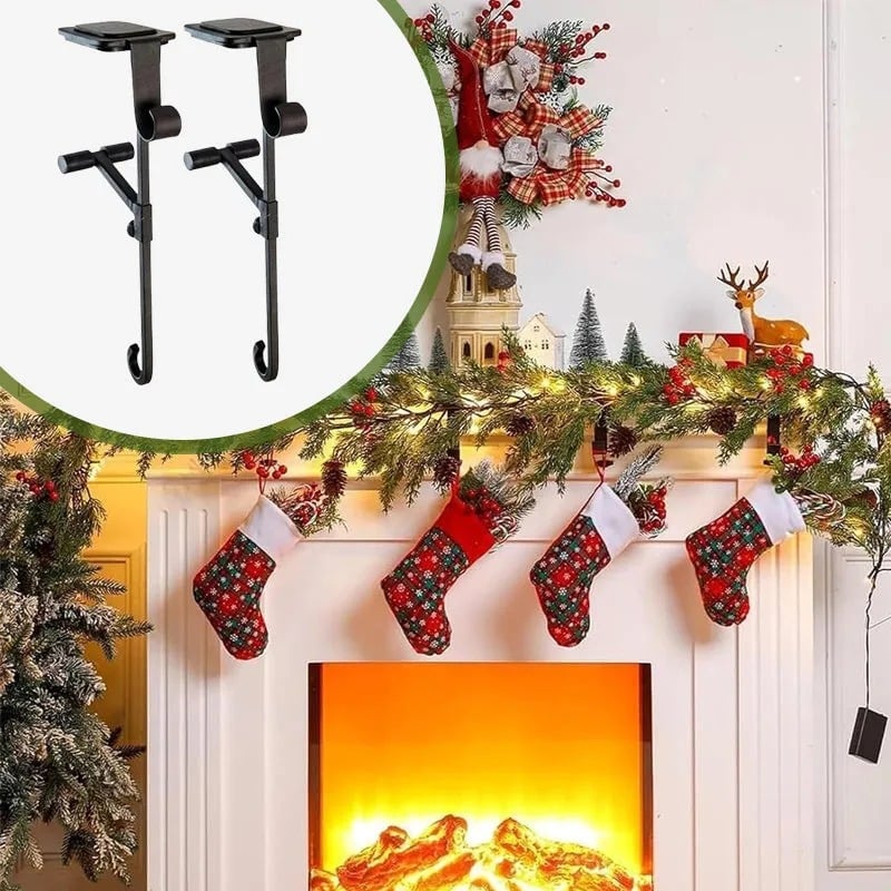🎄Fireplace Stocking and Garland Hanger