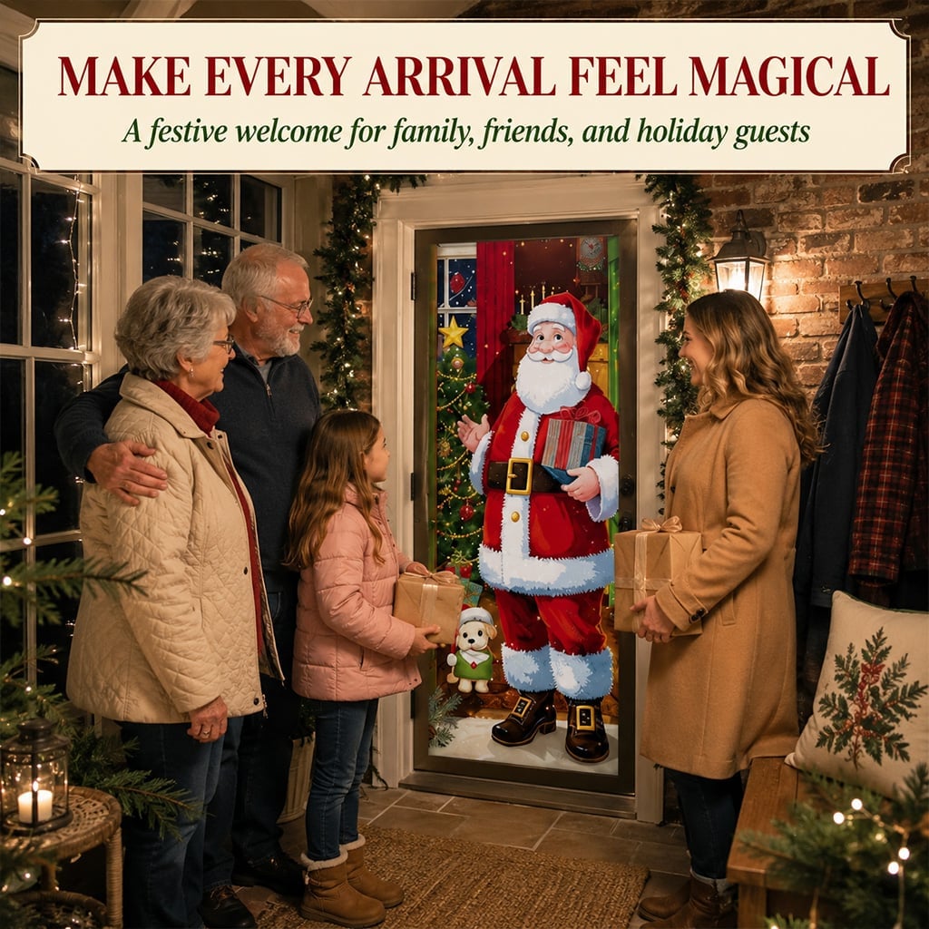 🎄Last Day 50% OFF🌟2026 Christmas Front Door Decoration