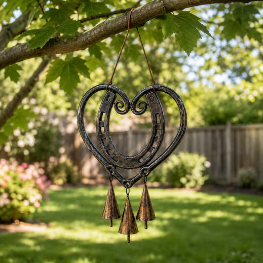 🔩100% Handmade | Love Horse Hoof Wind Chime