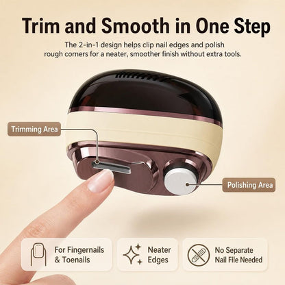 2-in-1 Electric Nail Trimmer