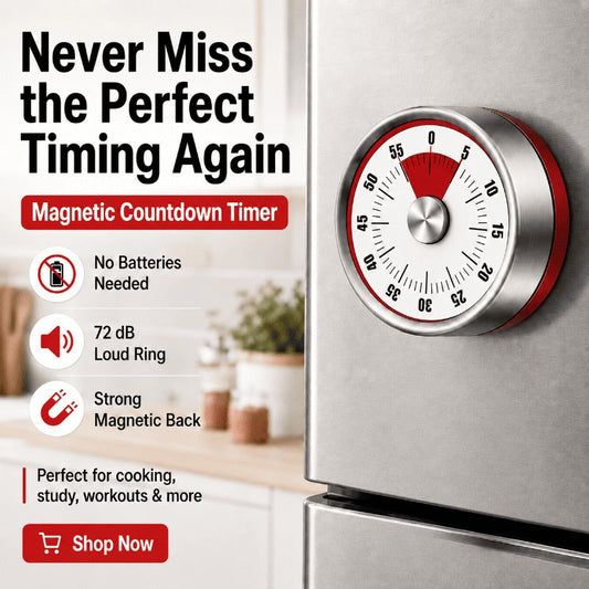 Magnetic Base Cooking Timer