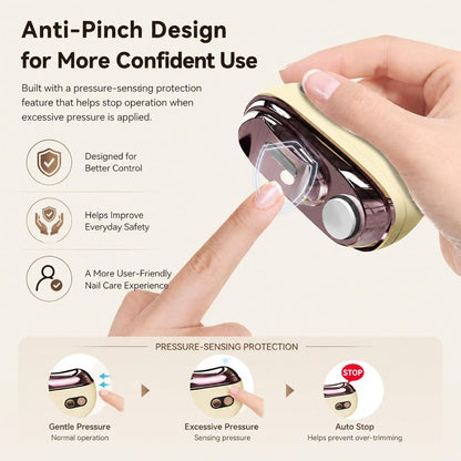 2-in-1 Electric Nail Trimmer