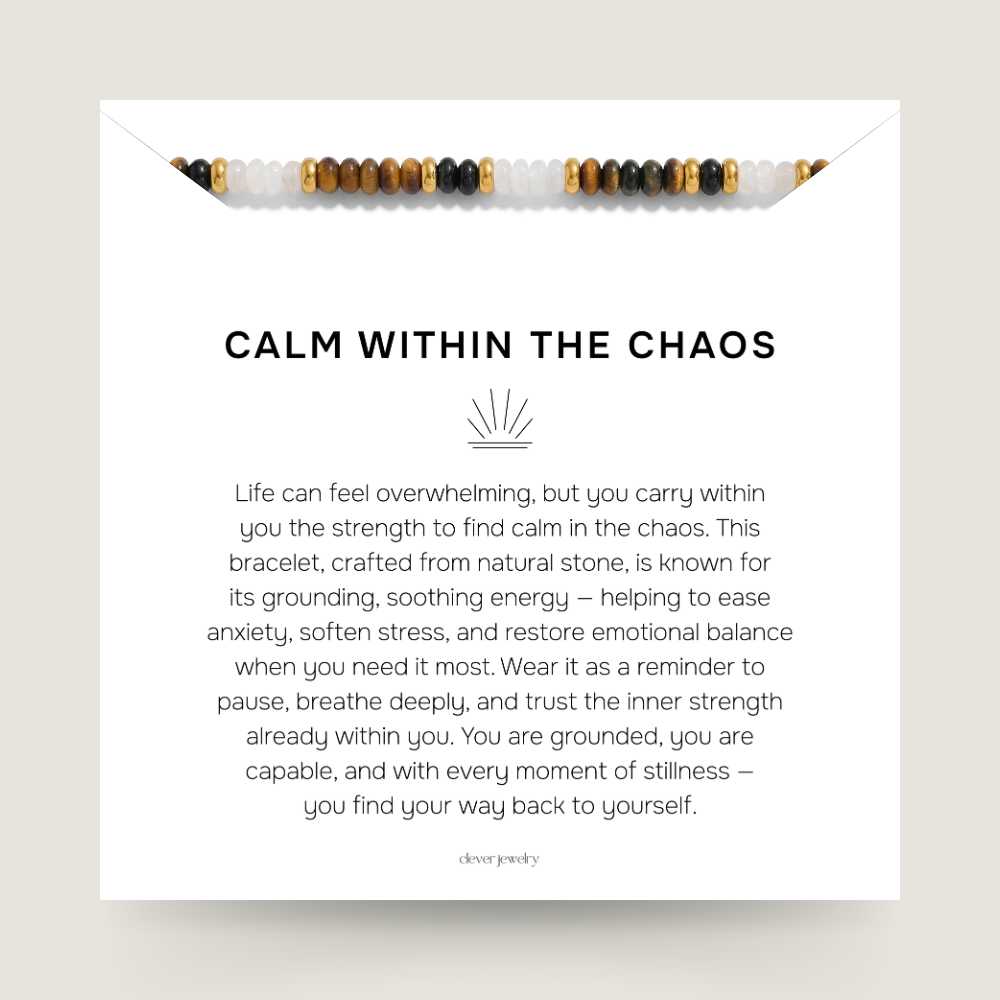 Calm Within The Chaos - Bead Bracelet