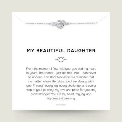 My Beautiful Daughter - Love Knot Necklace