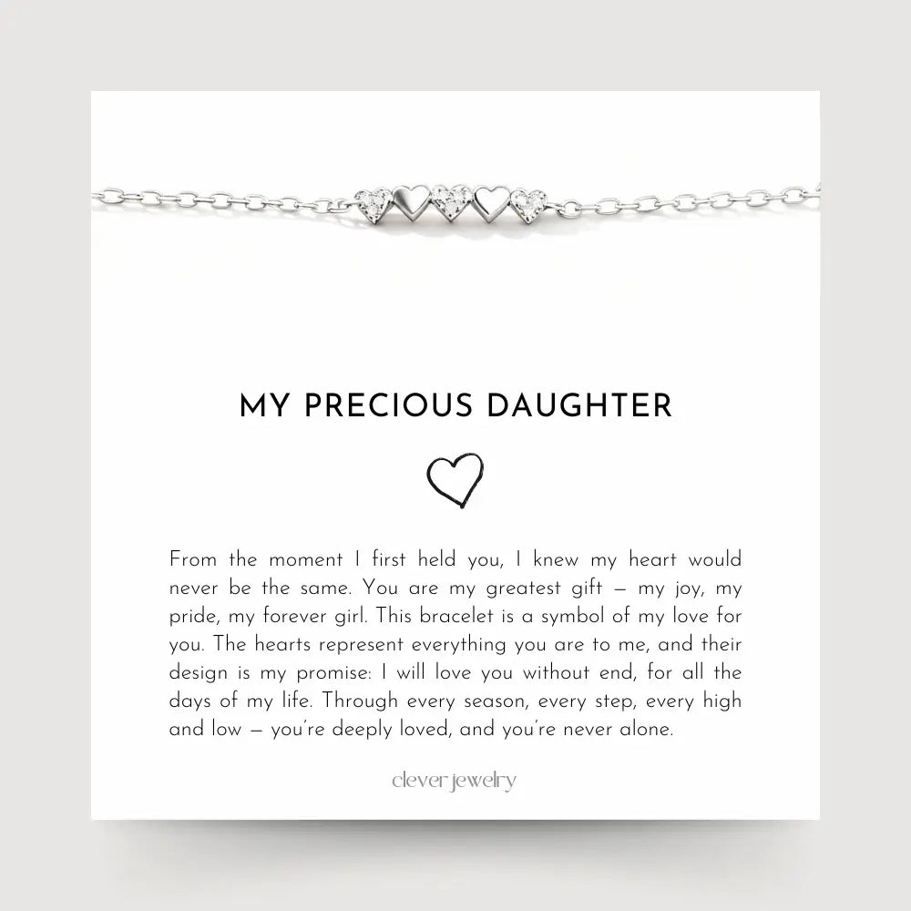 My Precious Daughter - Always In My Heart Bracelet