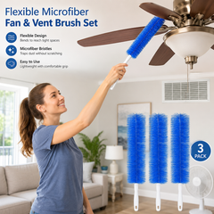 🥇Flexible Microfiber Cleaning Brush Set