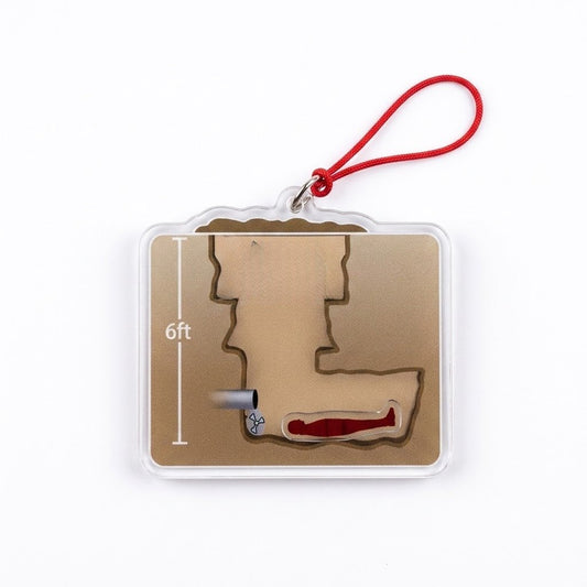 🕳️ Saddam Capture Maze Keychain