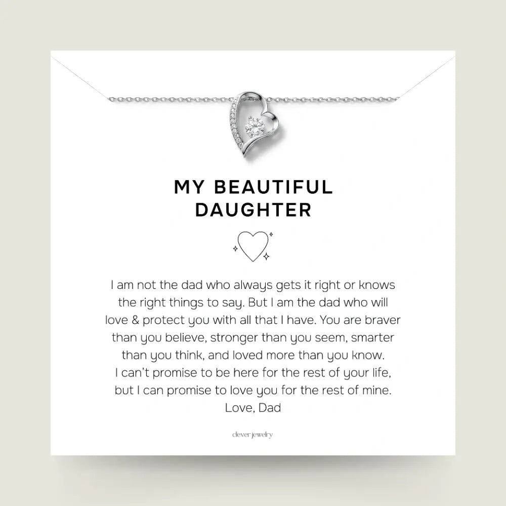 My Beautiful Daughter - Forever In My Heart Necklace