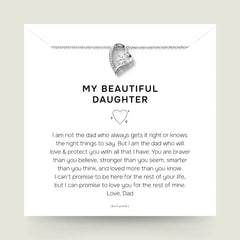 My Beautiful Daughter - Forever In My Heart Necklace