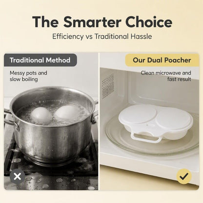 Oil-Free Microwave Egg Poacher