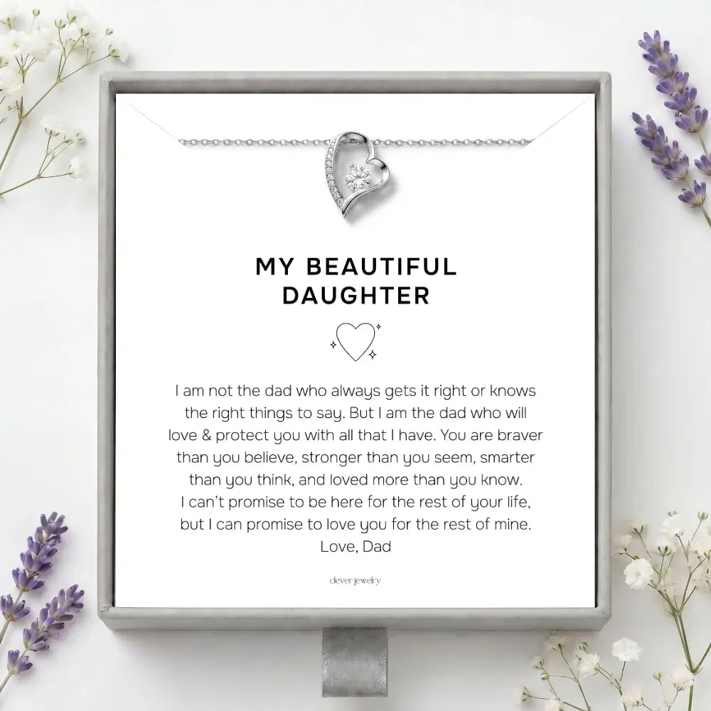 My Beautiful Daughter - Forever In My Heart Necklace
