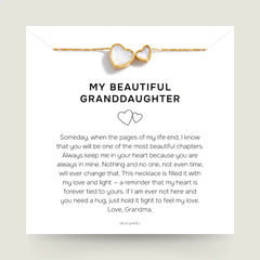 My Beautiful Granddaughter - Together Forever Necklace
