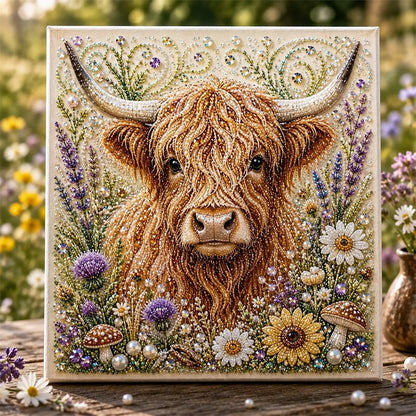 🔥 Last Day 49% OFF✨Highland Cow Pearl Art DIY Kit