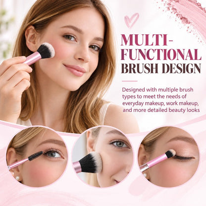 Compact Travel Makeup Brushes