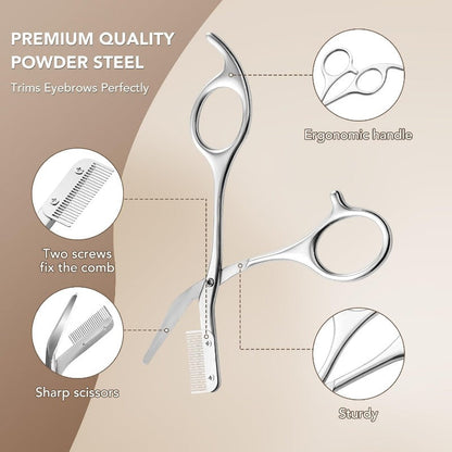 2-in-1 Brow Shaping Scissors