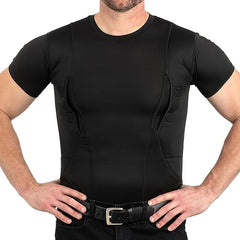 Concealed Carry Holster Shirt | Secure Hook & Loop Pocket with Large Storage