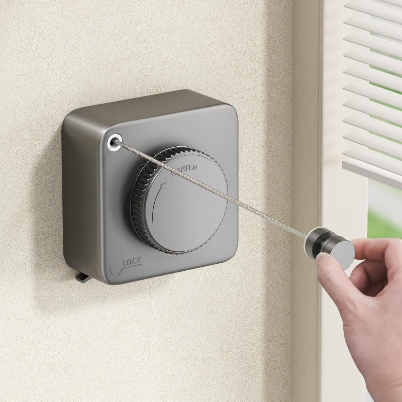 Space-Saving Laundry Drying Line