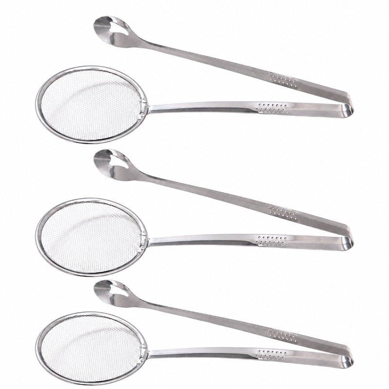 Dual Action Frying Strainer