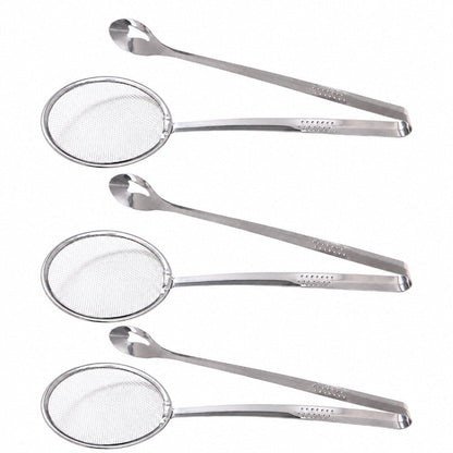 Dual Action Frying Strainer