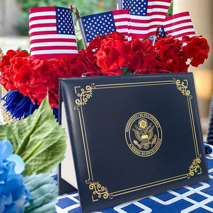 Gold Foil Naturalization Display