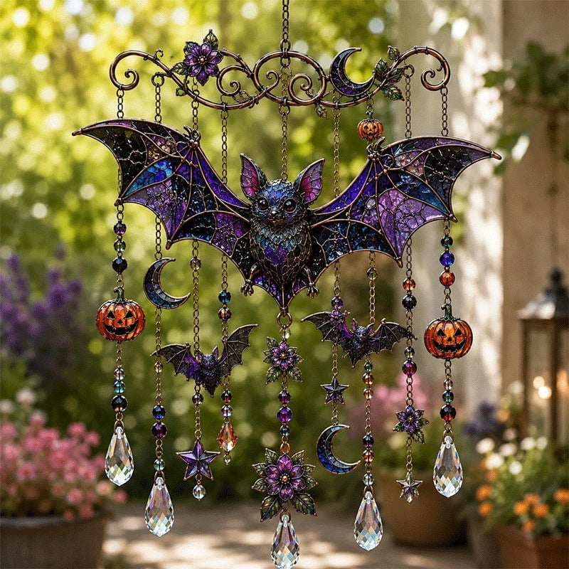 🔥Last Day 49% OFF - 👻✨Halloween-Themed Crystal Wind Chime(📦Buy 2 Free Shipping)
