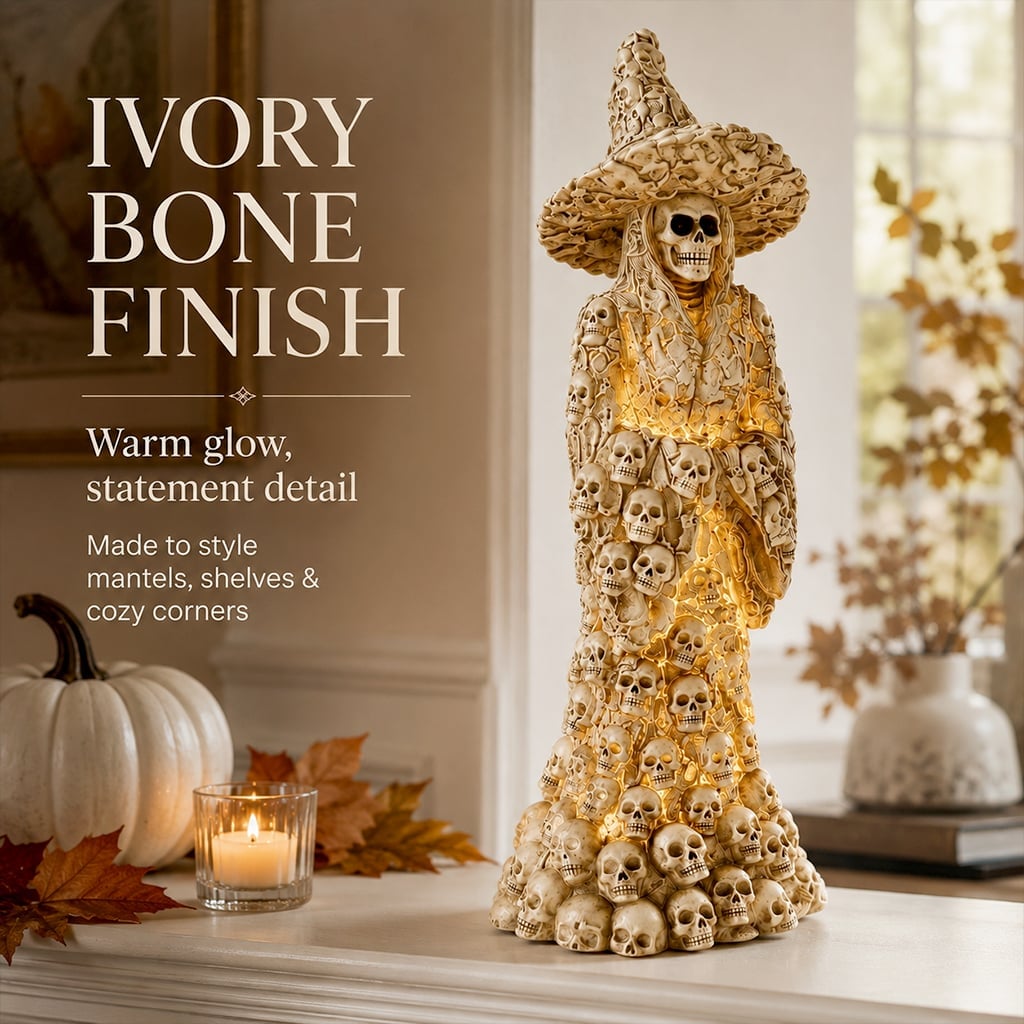 🔥Last Day 49% OFF💀Skeleton Witch Ornament