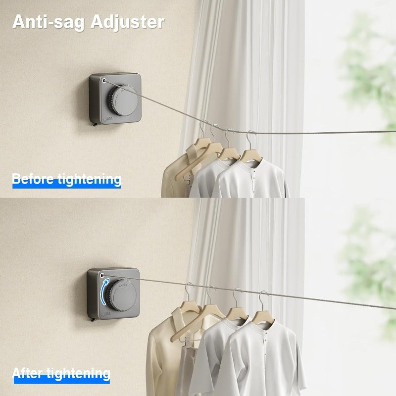 Space-Saving Laundry Drying Line