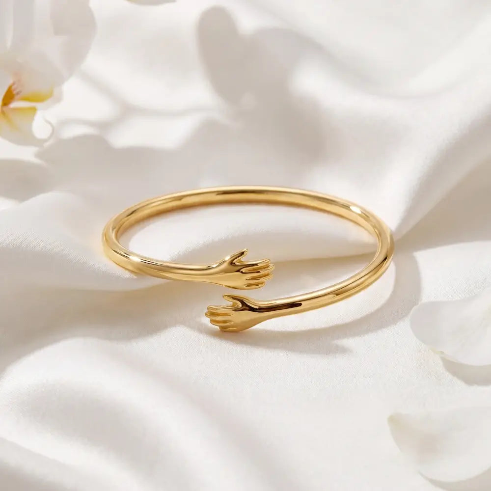 My Precious Granddaughter - Gold Hug Bracelet