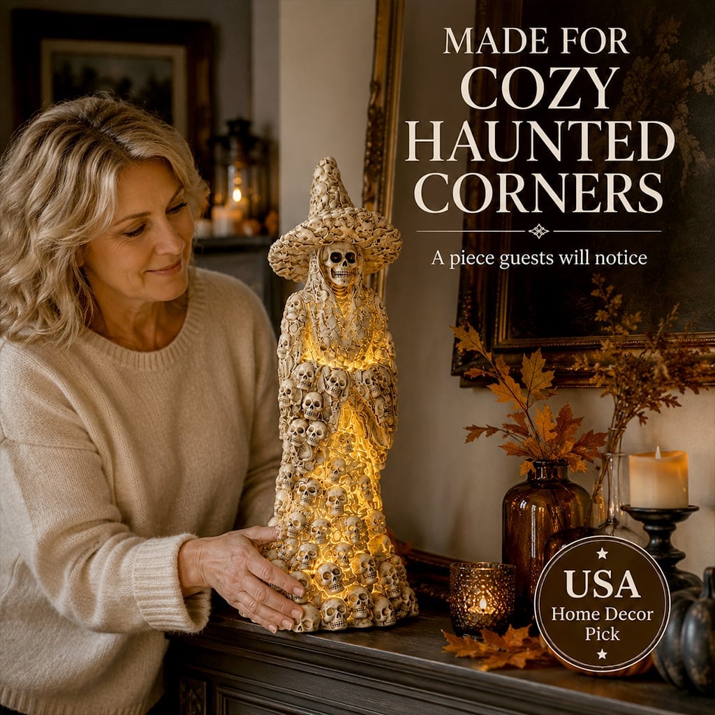 🔥Last Day 49% OFF💀Skeleton Witch Ornament