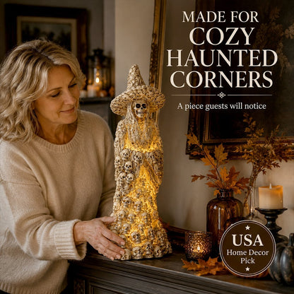 🔥Last Day 49% OFF💀Skeleton Witch Ornament