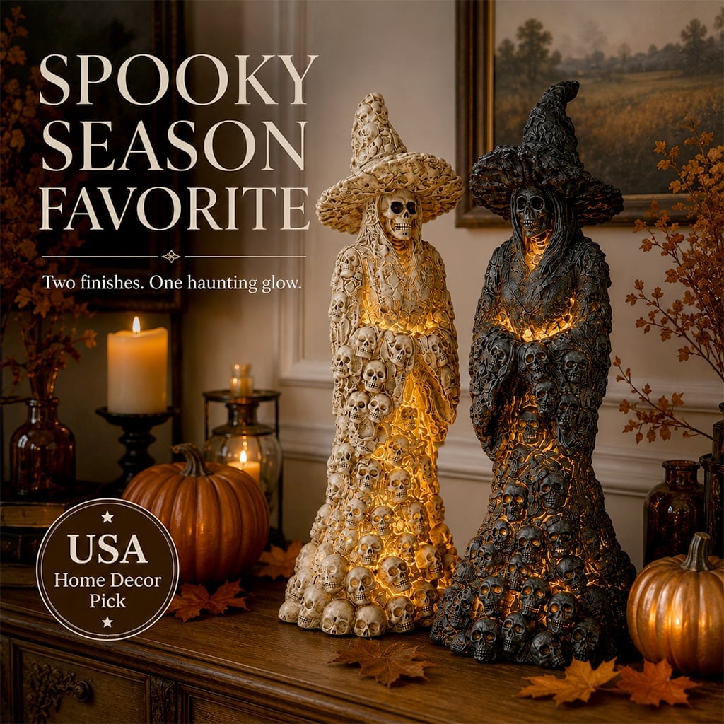 🔥Last Day 49% OFF💀Skeleton Witch Ornament
