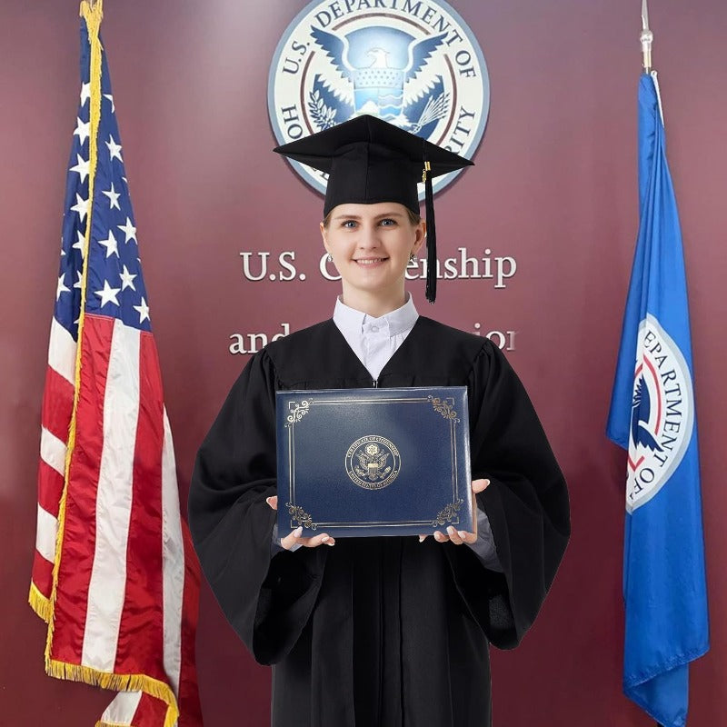 Gold Foil Naturalization Display