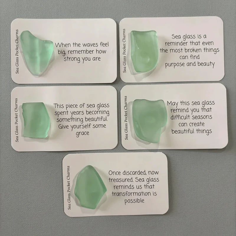 💙 Sea Glass Worry Stone