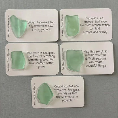 💙 Sea Glass Worry Stone