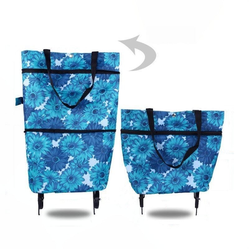 🔥LAST DAY 50% OFF🛒2-in-1 Foldable Shopping Cart