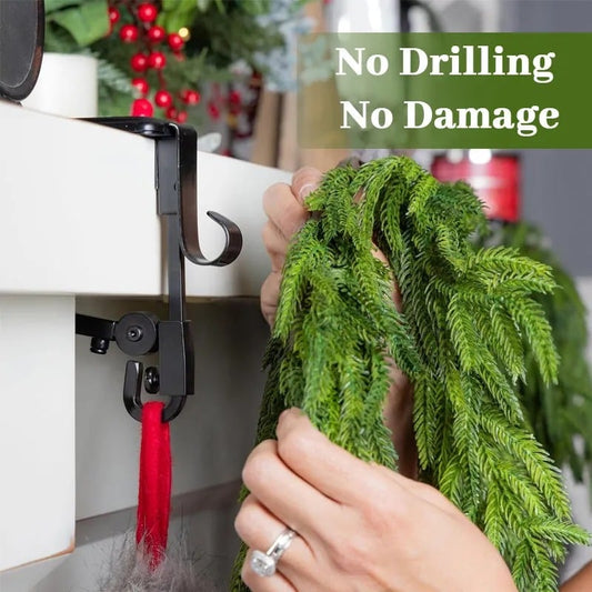🎄Fireplace Stocking and Garland Hanger
